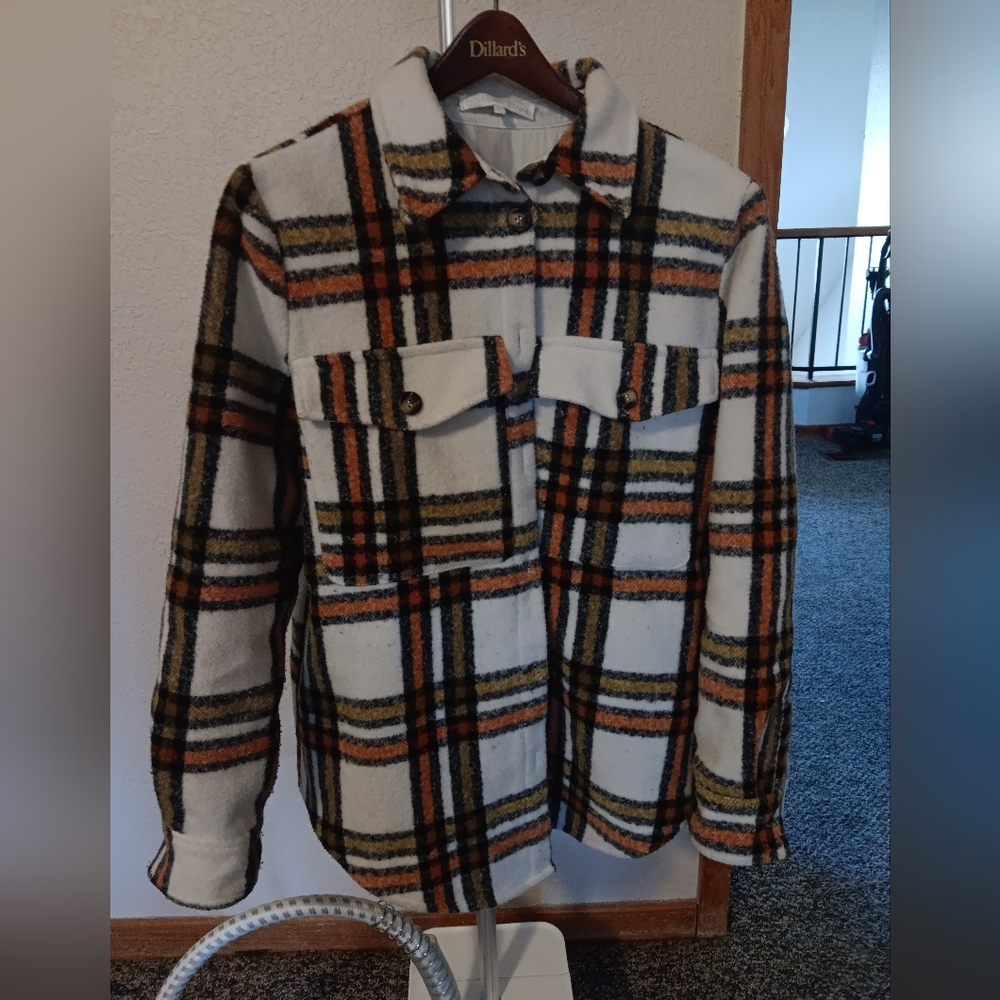 REVOLVE Utility Jacket in Orange and Black